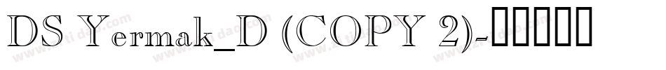 DS Yermak_D (COPY 2)字体转换